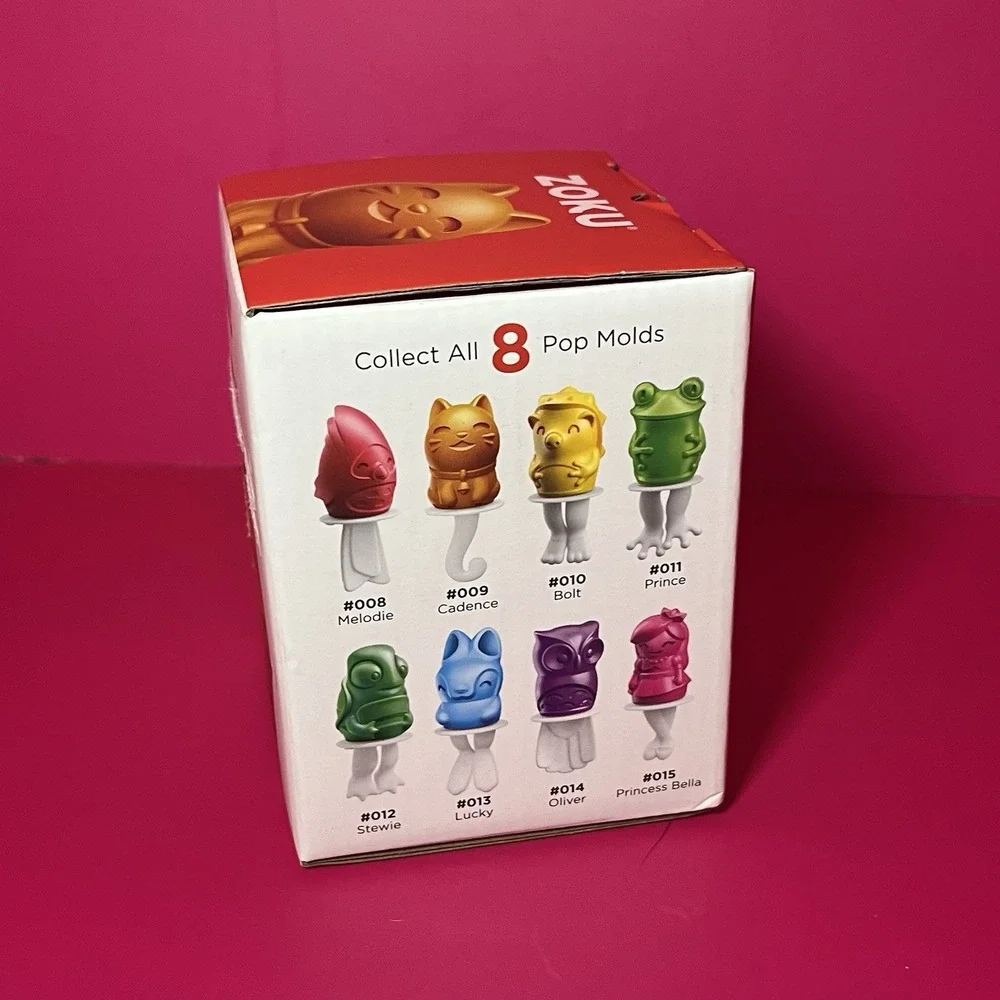 ZOKU Ice Pop Mold Cadence The Kitty #009 BPA Free New In Box Easy To‎ Remove